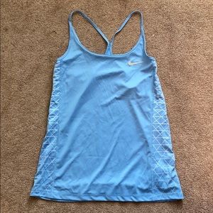 Blue Nike Workout top